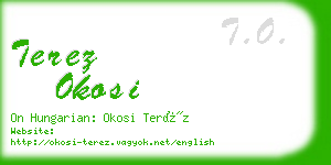 terez okosi business card